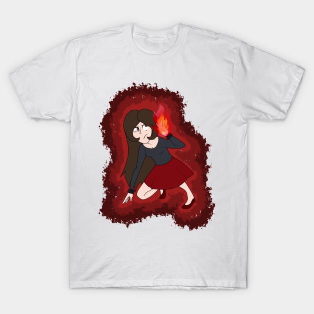 Marvel Flame T-Shirt by Twokidsonamission